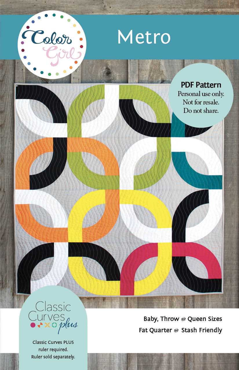 Metro Quilt Pattern (four patterns)