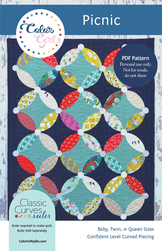Picnic Quilt Pattern (four patterns)