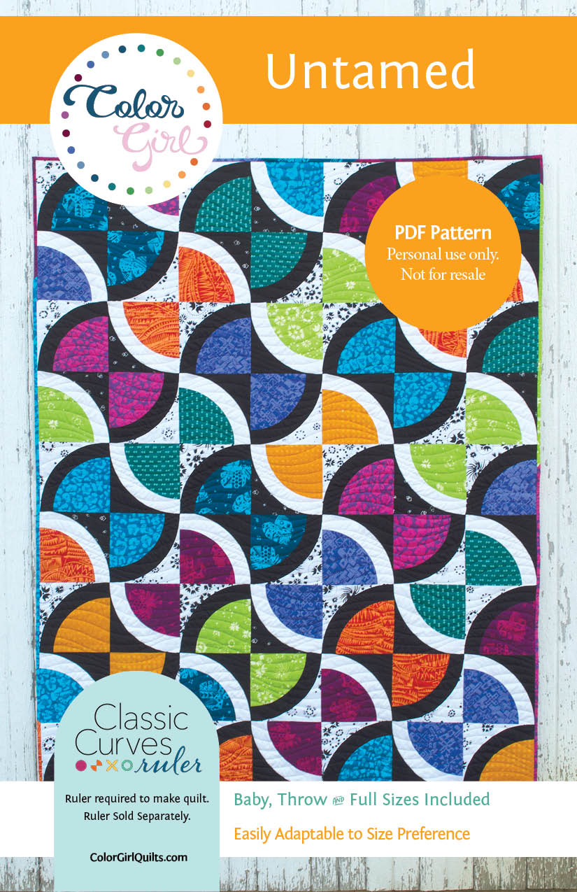 Untamed Quilt Pattern (four patterns)