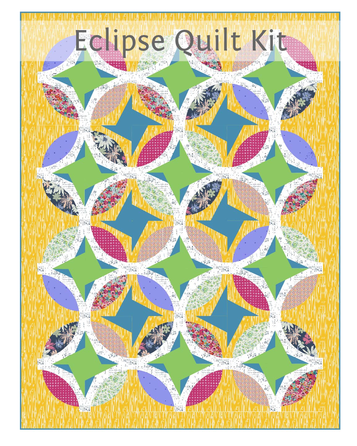 Eclipse Quilt Kit - 47" x 61" -