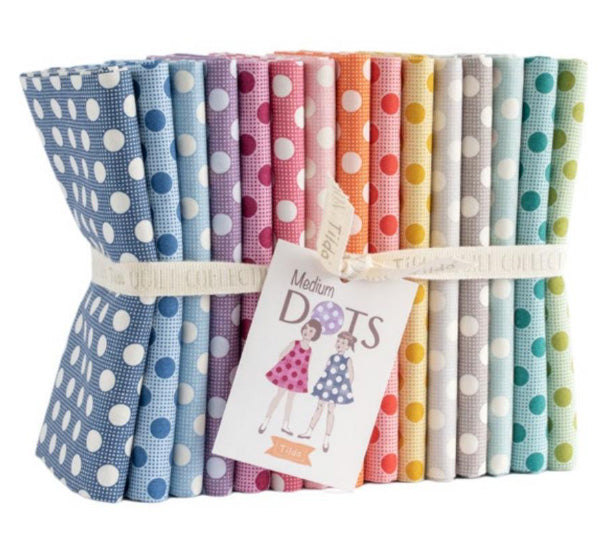 Tilda Basics: Polka Dots FQ Bundle
