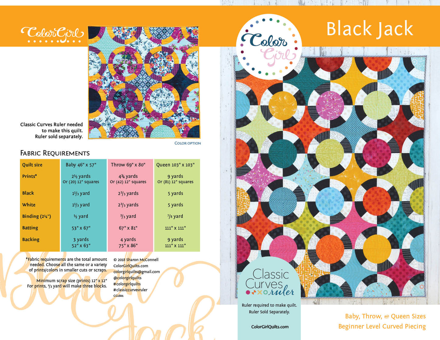 Black Jack Quilt Pattern