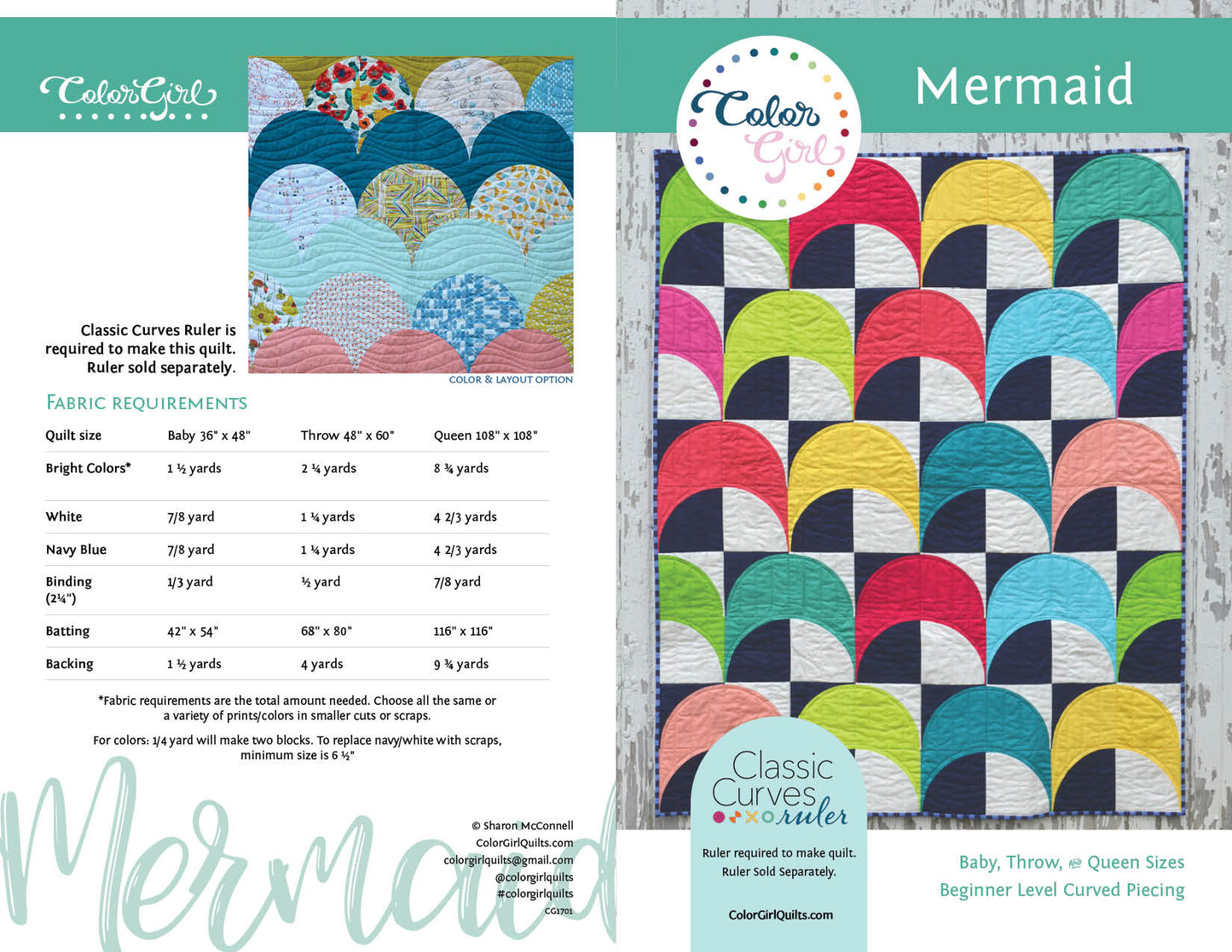 Mermaid Quilt Pattern