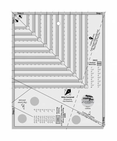 Kitty Corner Ruler -Creative Grids – Color Girl Quilts