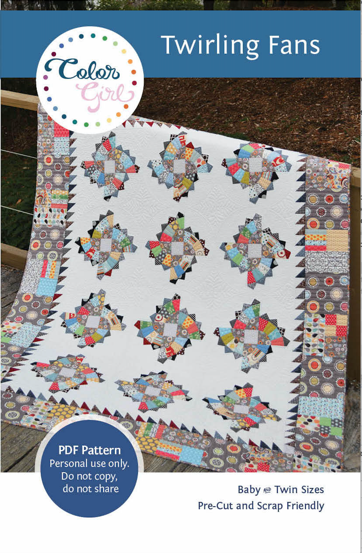 Twirling Fans Quilt Pattern