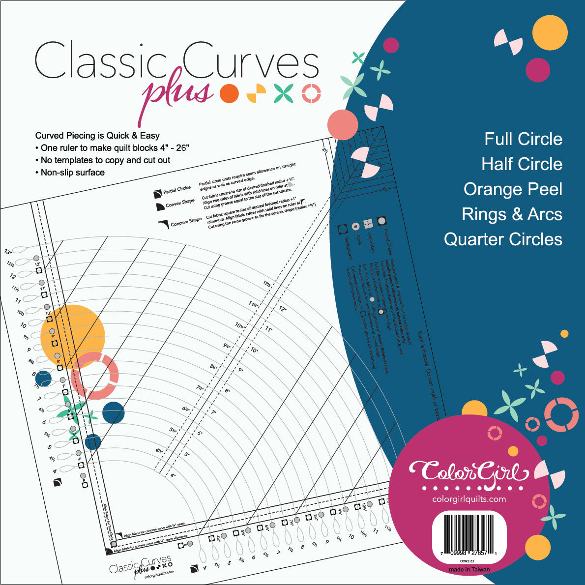 Classic Curves PLUS Ruler – Color Girl Quilts