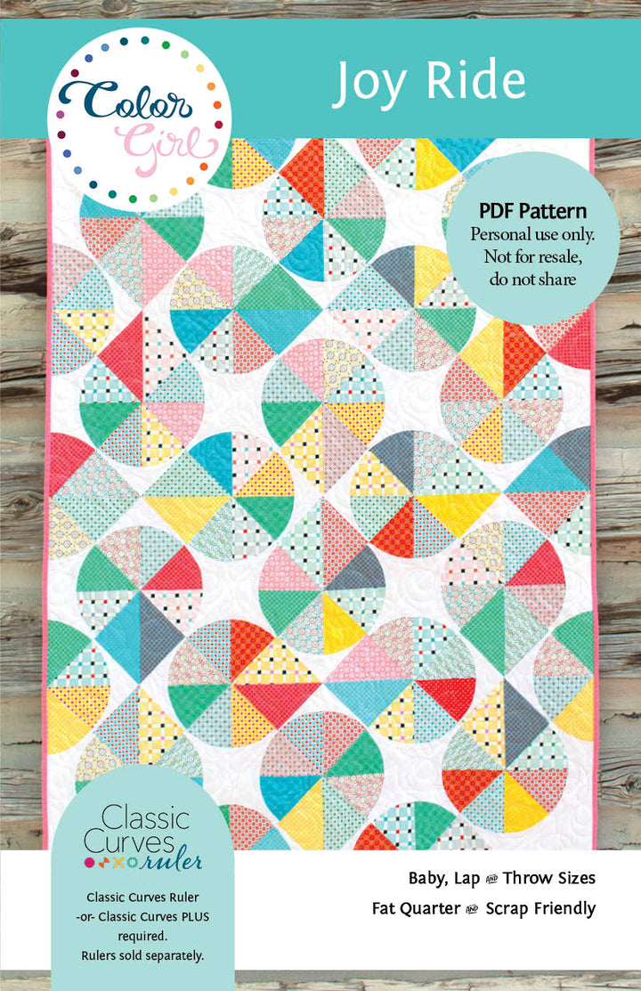 Classic Curves Ruler and Patterns – Color Girl Quilts