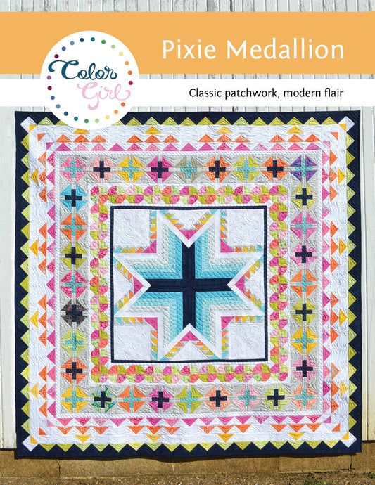 Pixie Medallion Quilt Pattern (four patterns)