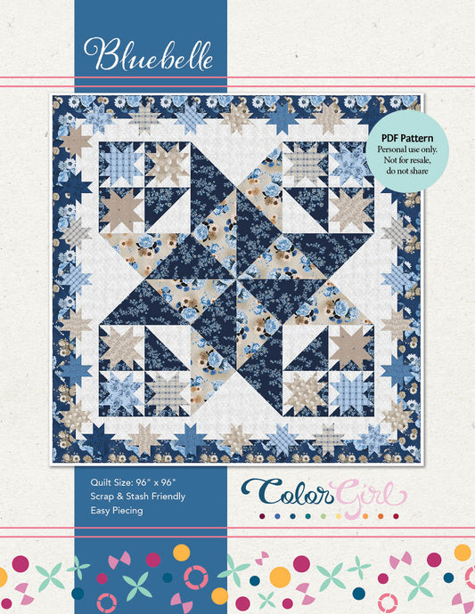 Bluebelle Quilt Pattern