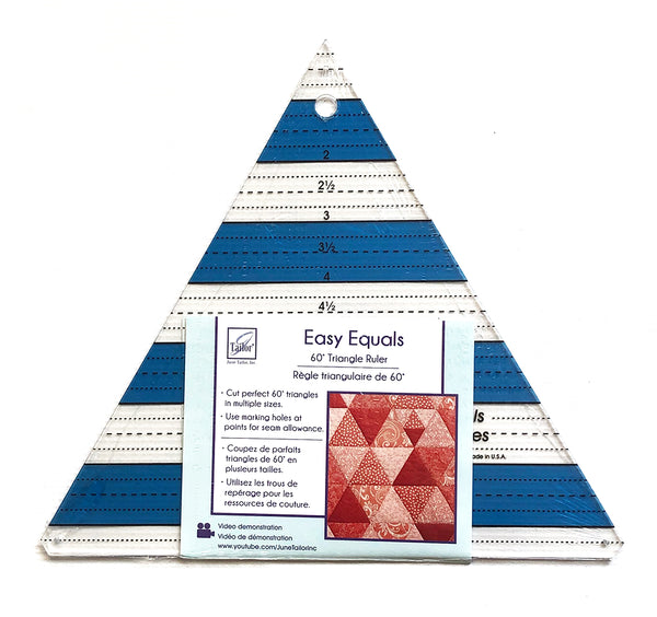 Equilateral 60 degree triangle ruler – Color Girl Quilts